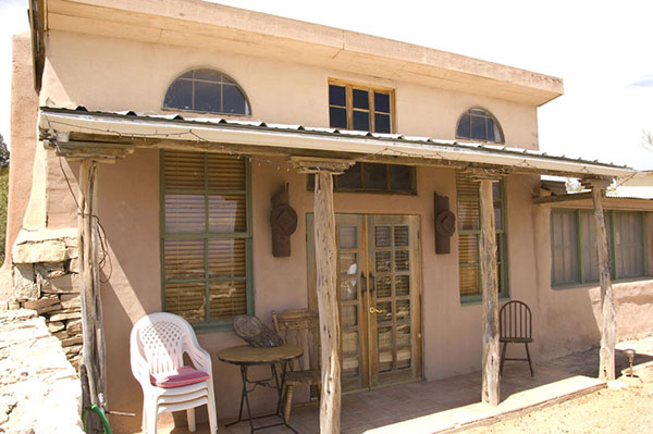 Front of the Candelilla House.
