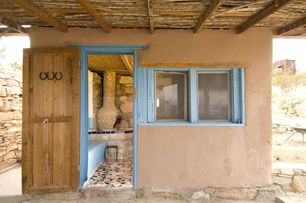 Exterior of the bathroom.