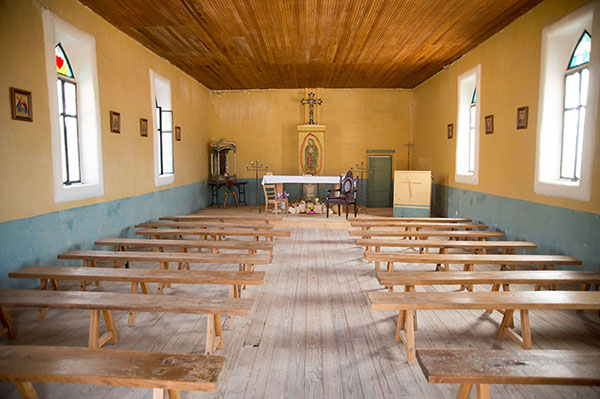 Inside St. Agnes Church