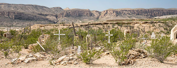 The Terlingua Cemetery.