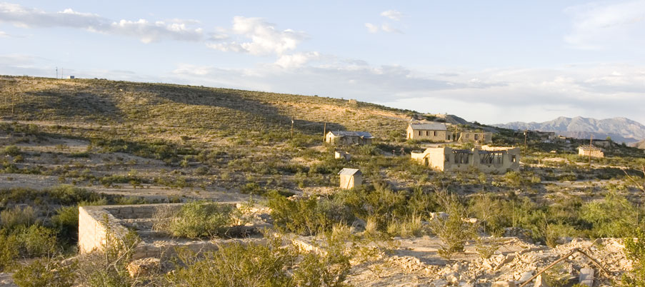 Wide view of the Ghost Town.