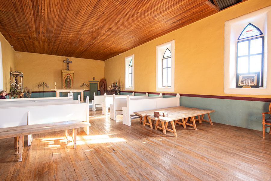 Interior of St. Agnes Church.