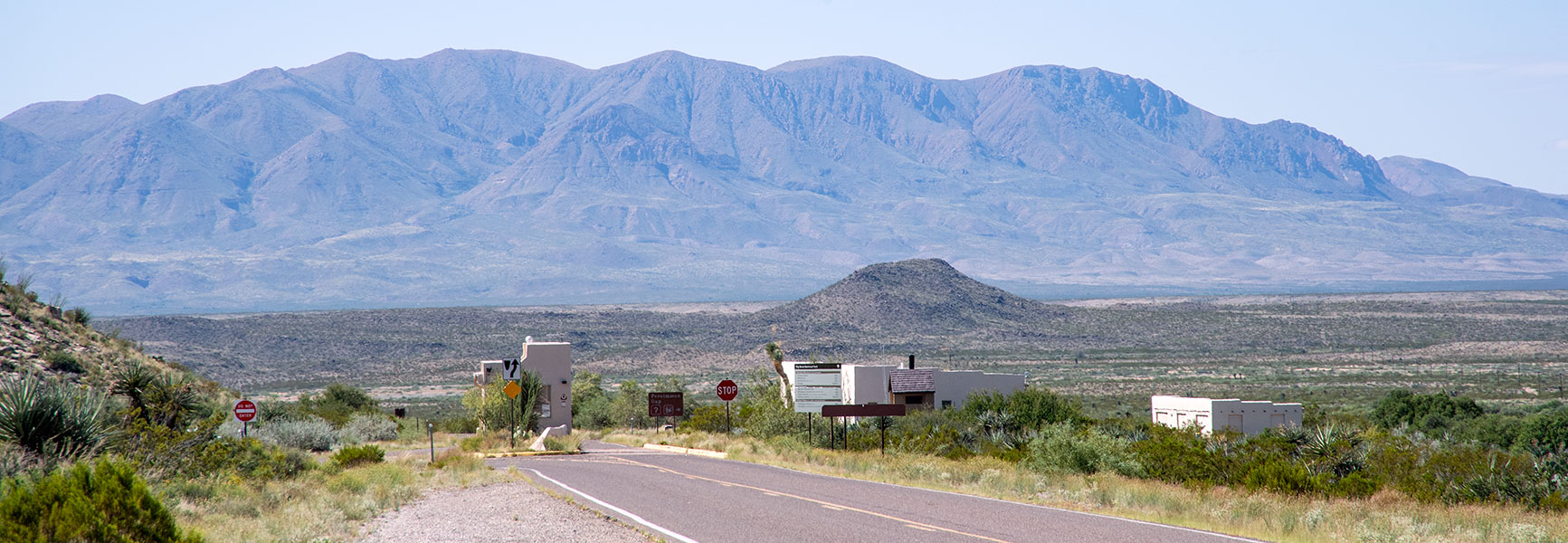 Entrance to Big Bend National Park.